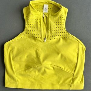Lululemon Neon Crop Top Sports Bra